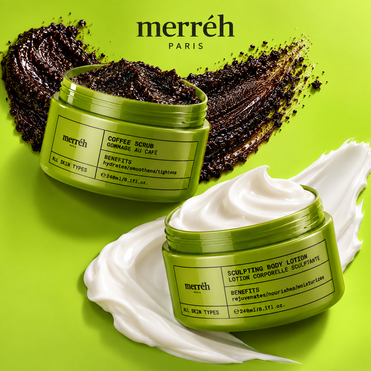 Body exfoliation and sculpting set