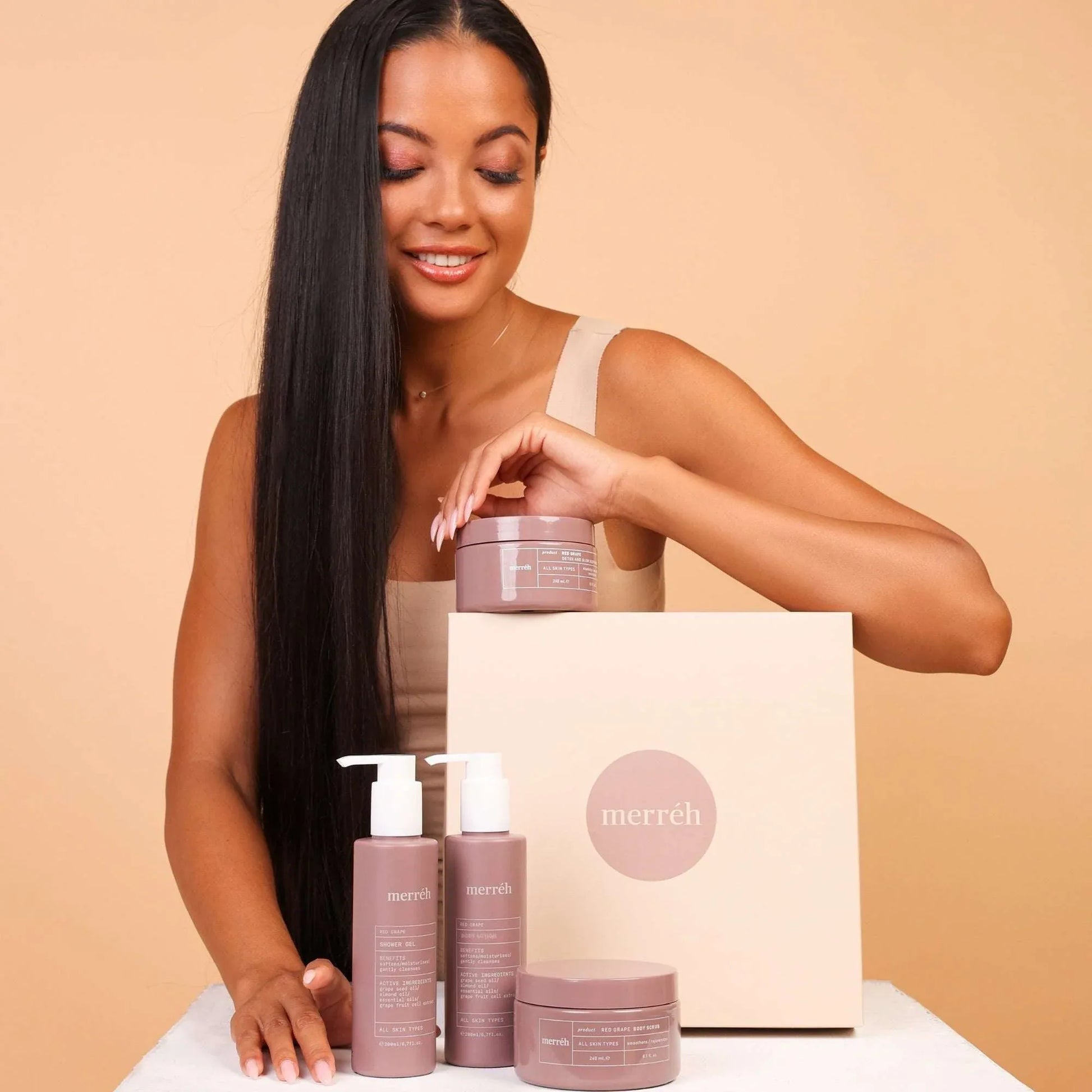 RED GRAPE DETOX AND GLOW ритуал за тяло - Merréh Paris