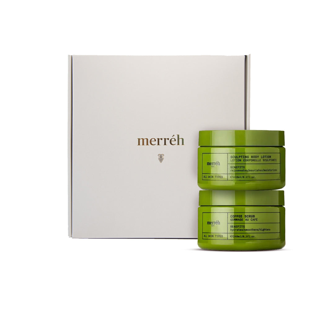 Сет за ексфолиране и скулптуриране на тялото | merreh Paris