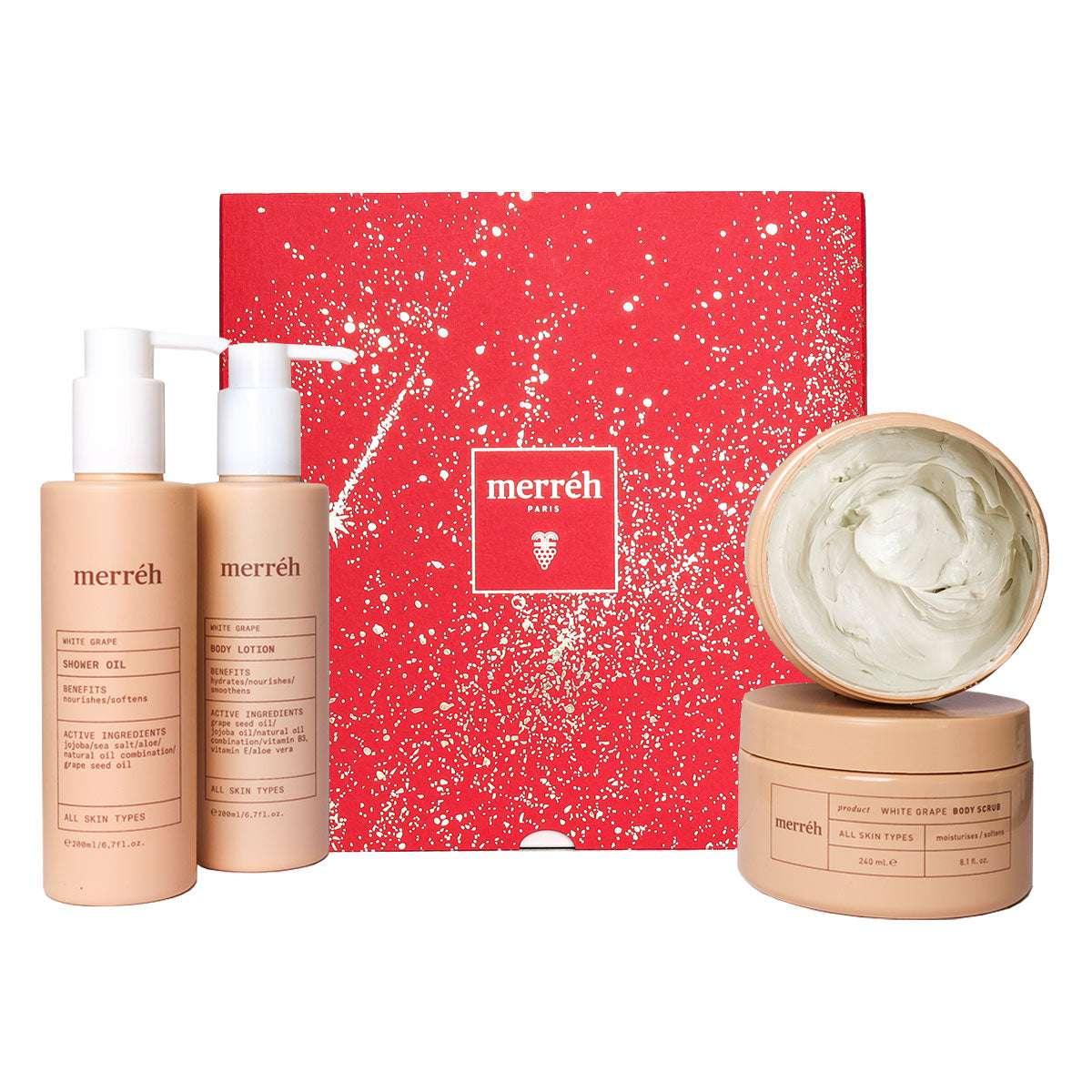 WHITE GRAPE HYDRATING ELEGANCE ритуал за тяло - Merréh Paris