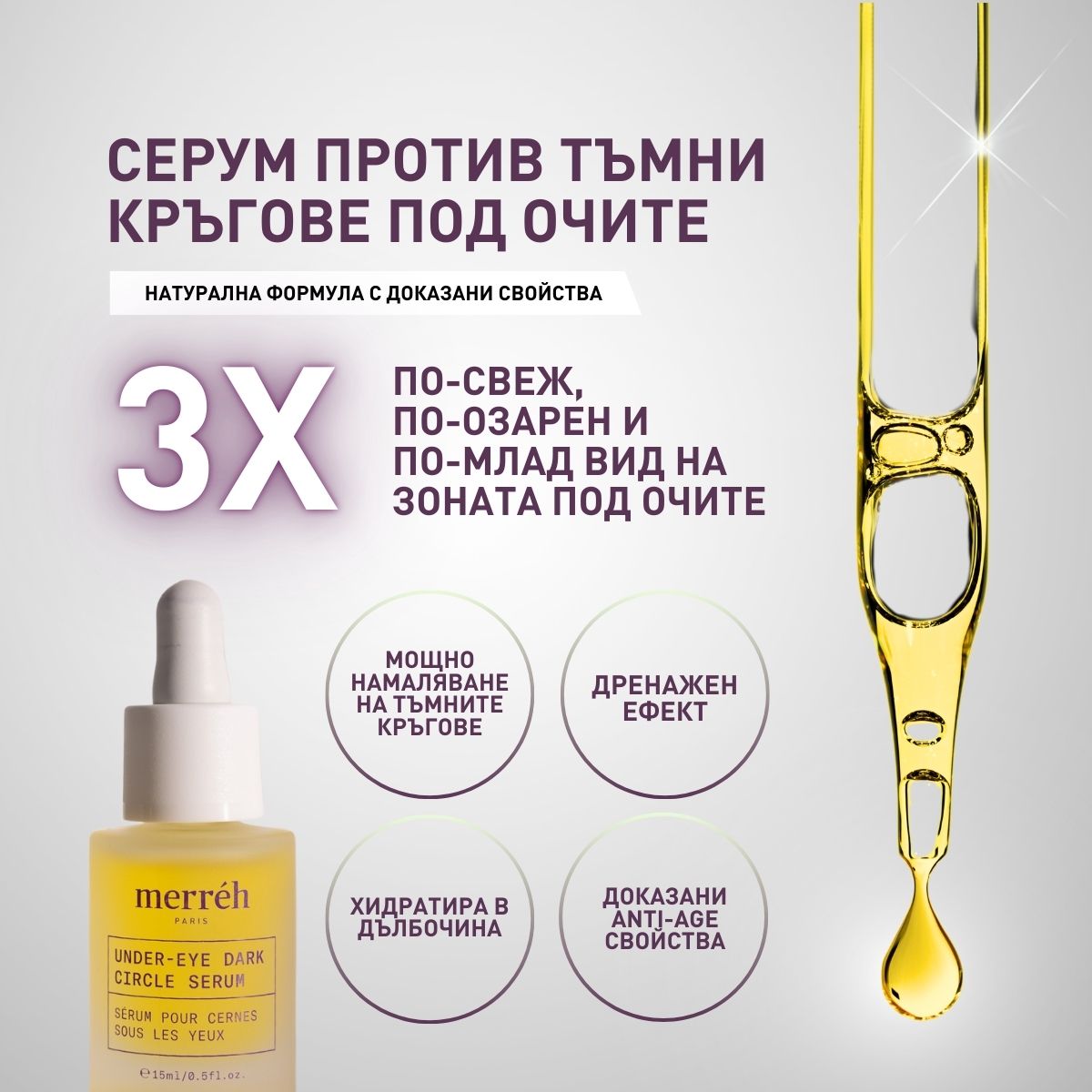 Under-eye dark circle serum