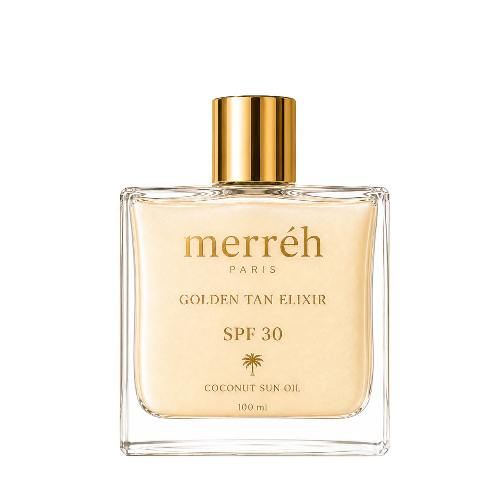 Golden Tan Elixir SPF 30 Кокосово олио за интензивен тен Merreh Paris