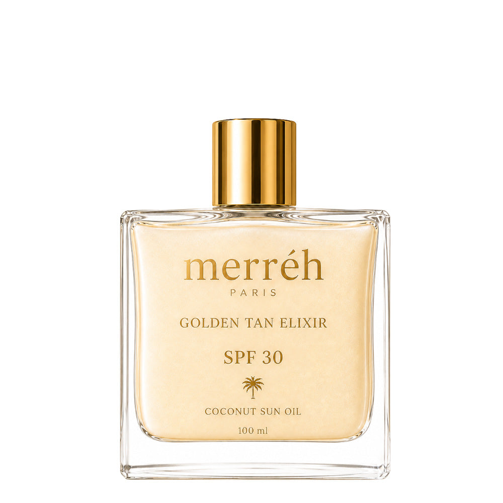 Golden Tan Elixir SPF 30 Кокосово олио за интензивен тен Merreh Paris