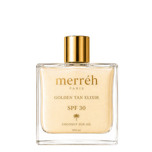 Golden Tan Elixir SPF 30 Кокосово олио за интензивен тен Merreh Paris