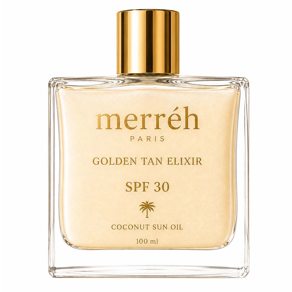 Golden Tan Elixir SPF 30 Кокосово олио за интензивен тен Merreh Paris